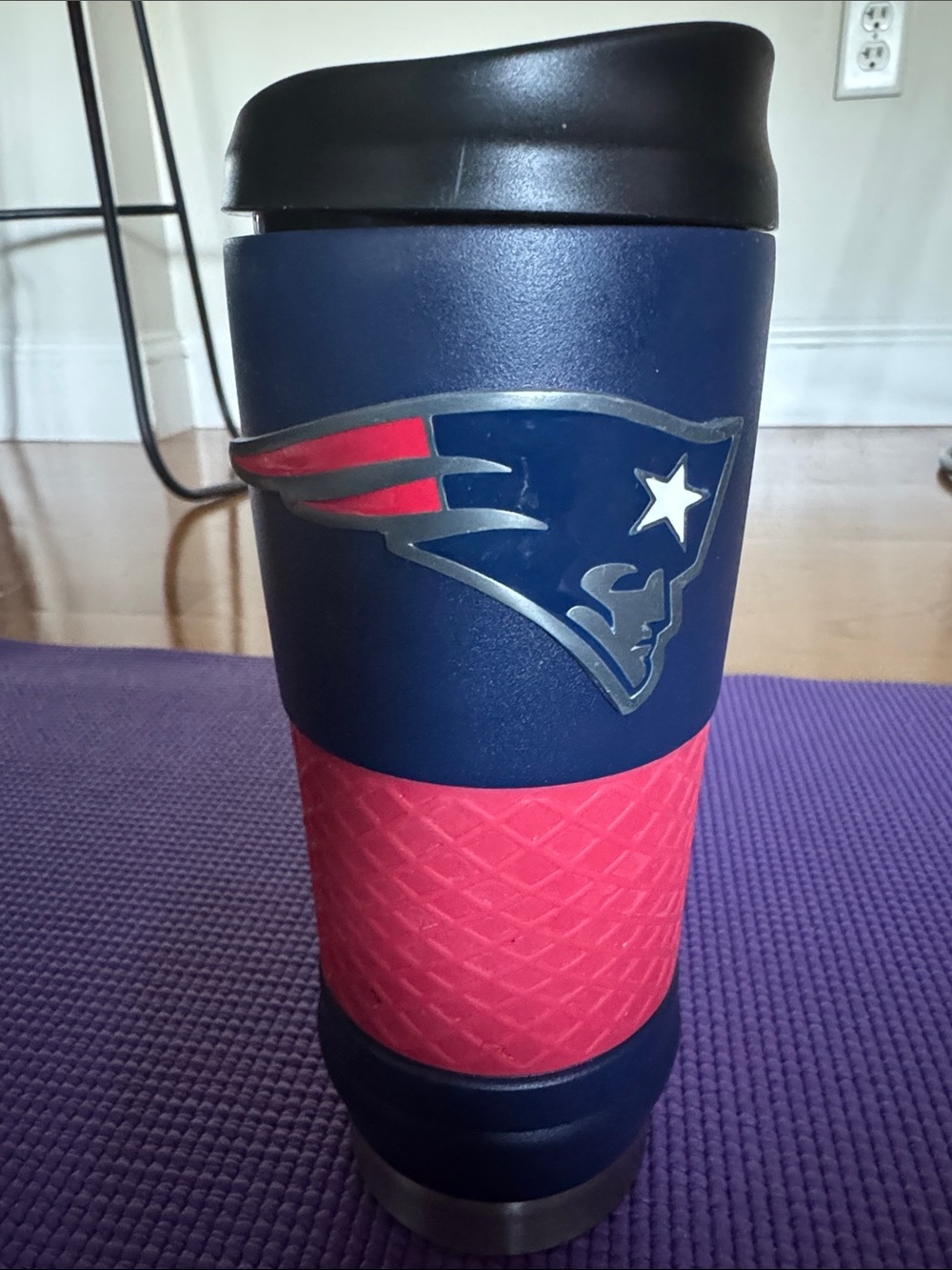 New England Patriots Travel Tumbler - Navy & Red